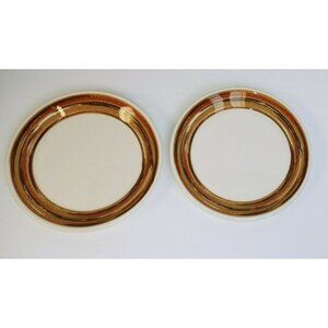 2x Syracuse China Syralite Woodridge Bread Plates USA 10-H  5 1/2"